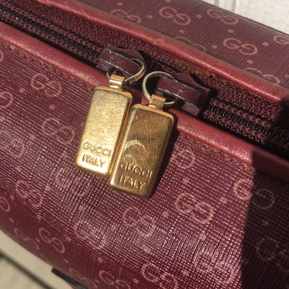 GUCCI red crossbody handbag monogram - Picture 6 of 16